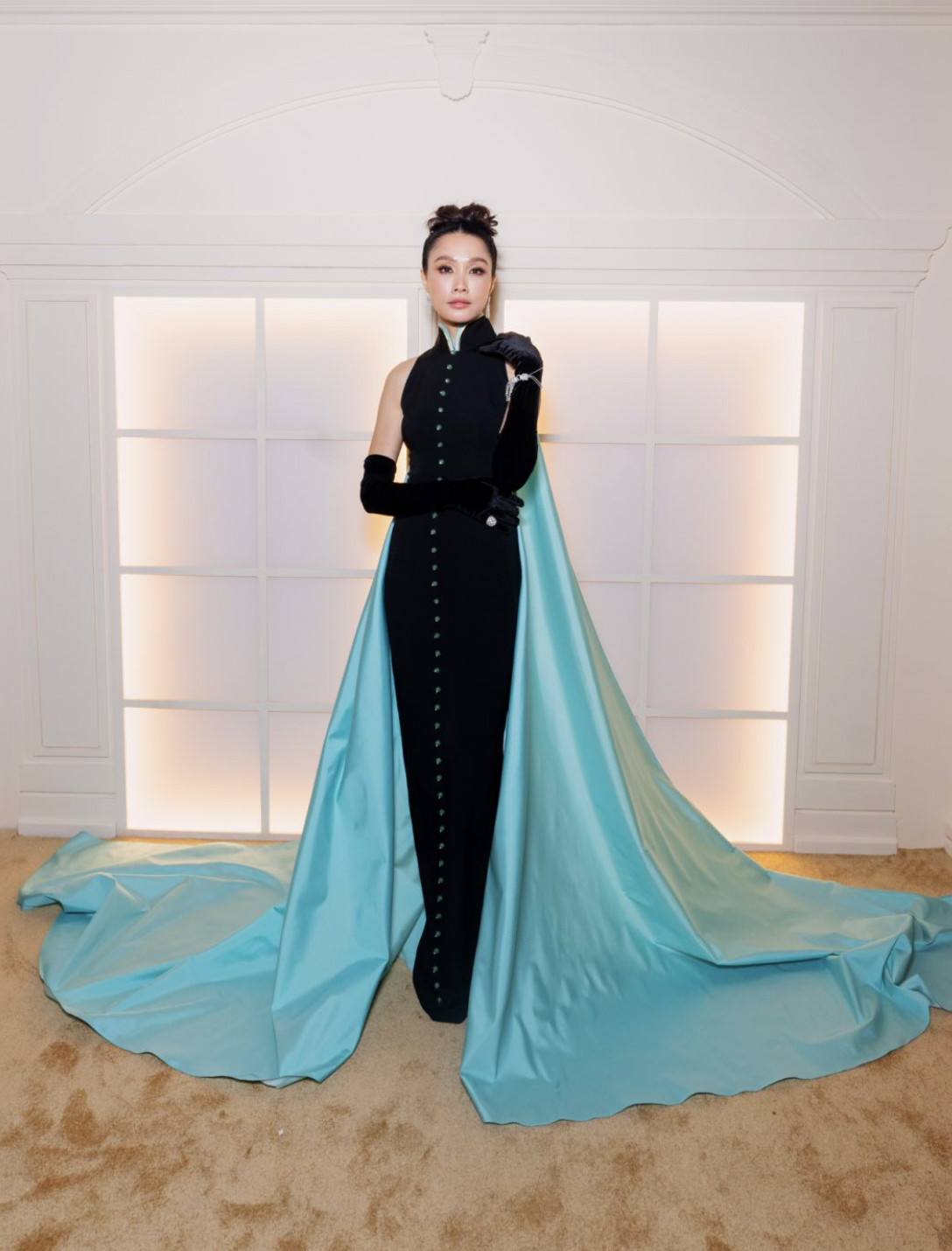 Scha Alyahya in Yuleza and Cartier jewellery (Tatler Ball 2024)