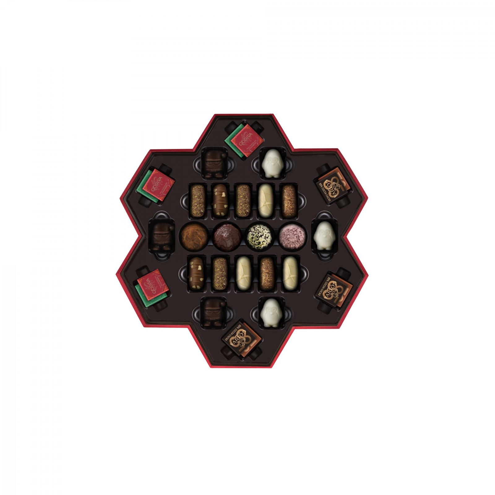 Godiva Cuvée Spéciale, which comes with 32 pieces of chocolate