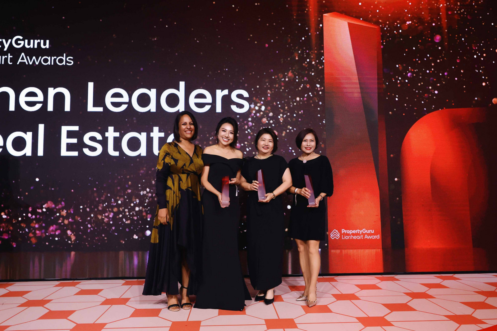 Winners of Women Leaders in Real Estate at the PropertyGuru Lionheart Awards 2025