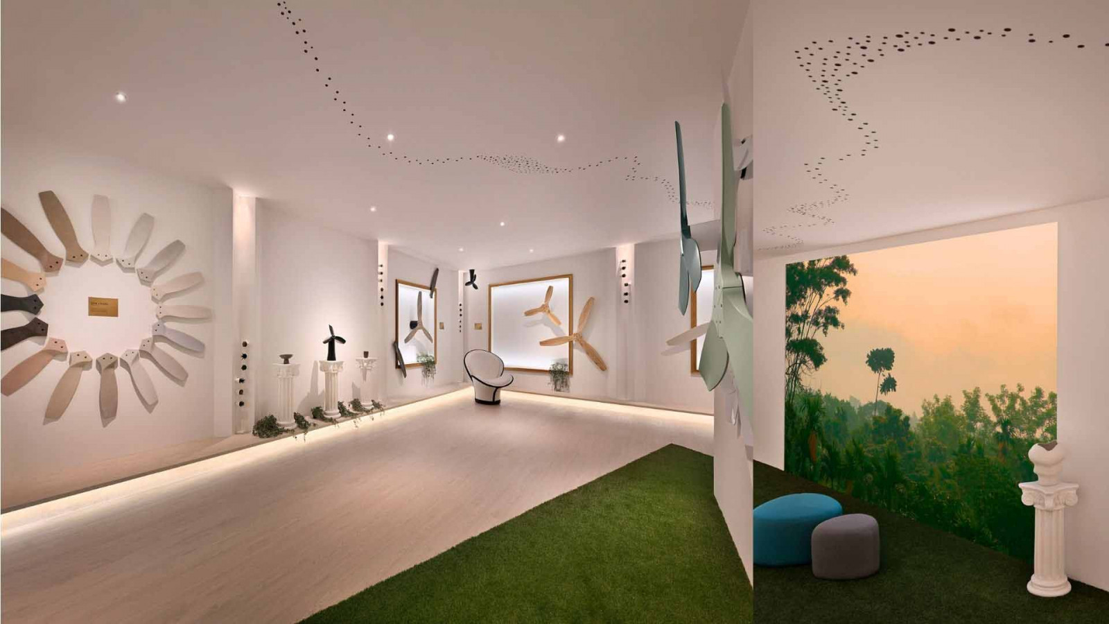 Spin Fan’s experiential showroom