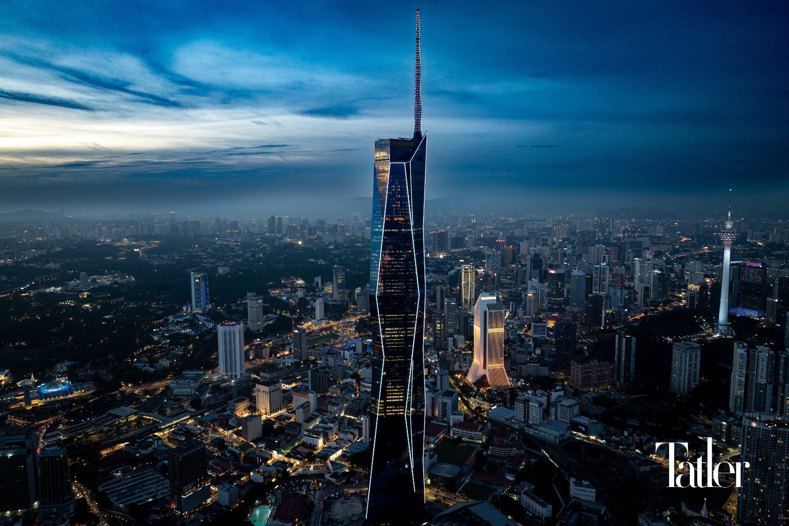 The Park Hyatt Kuala Lumpur occupies the top floors of Merdeka 118, one of the world's tallest skyscrapers at over 670 metres tall