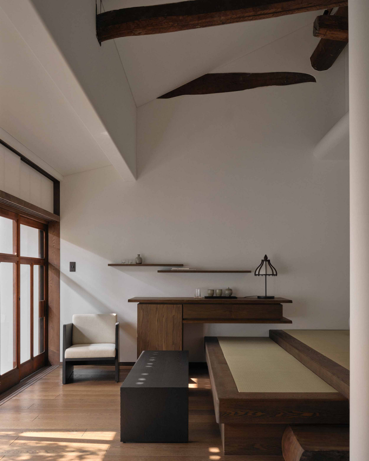 The living area of another junior suite, this one offers 753 sq ft area