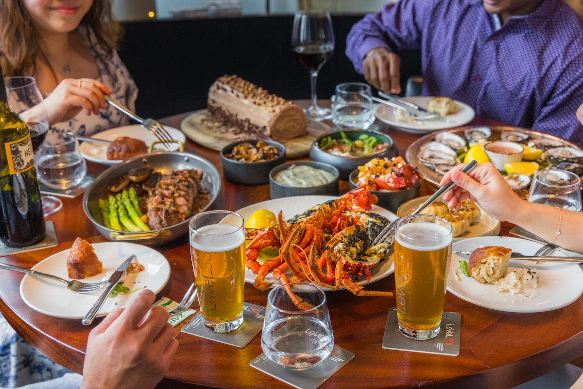 Level33’s Christmas sharing menu
