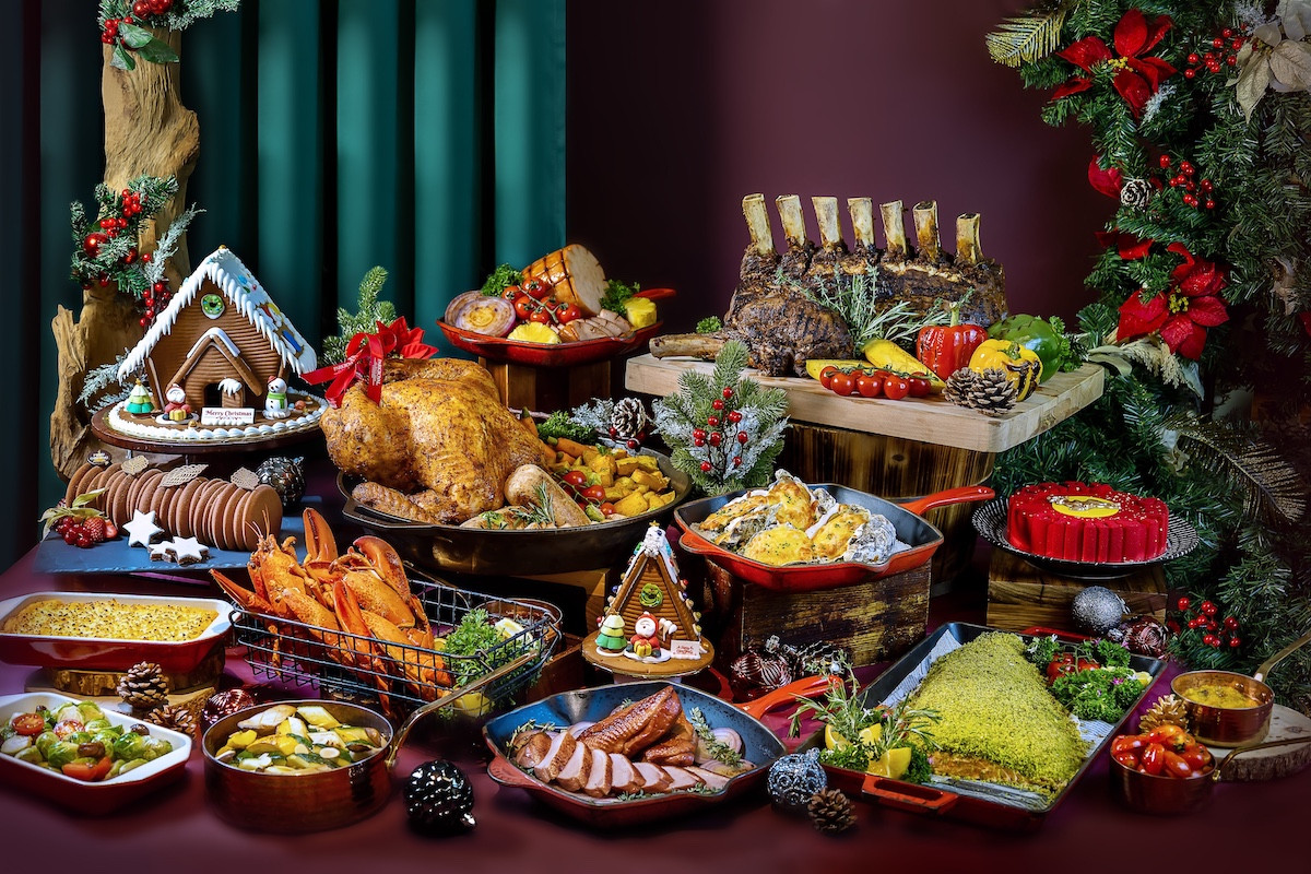 Festive spread at Ginger