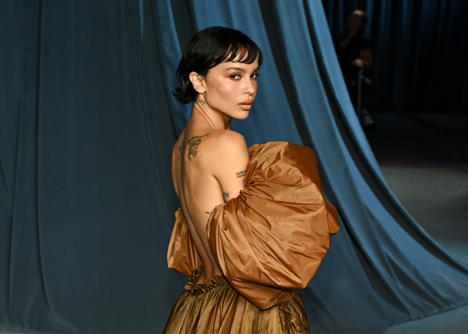 Zoe Kravitz at Fifth Annual Academy Museum Gala at Academy Museum of Motion Pictures on October 18, 2025 in Los Angeles, California. (Photo by Michael Buckner/WWD via Getty Images)