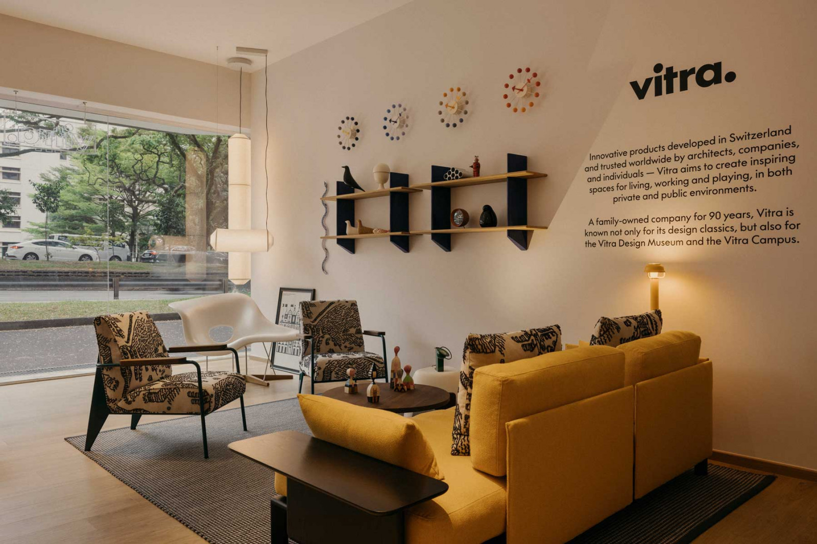 Vitra and Ditre Italia shares space within W.Atelier
