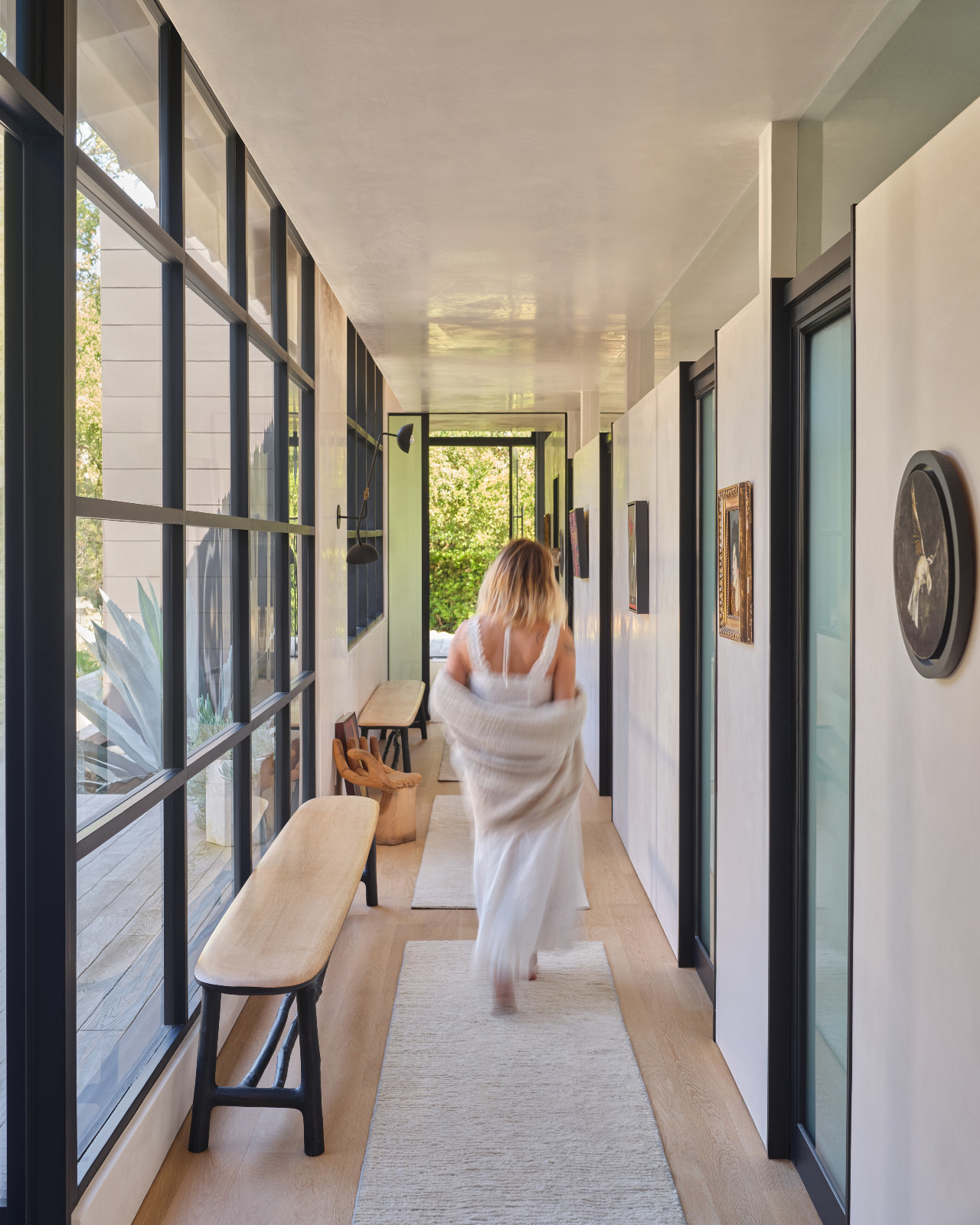 Tamara Honey in her Montecito, California home designed with AB Design Studio