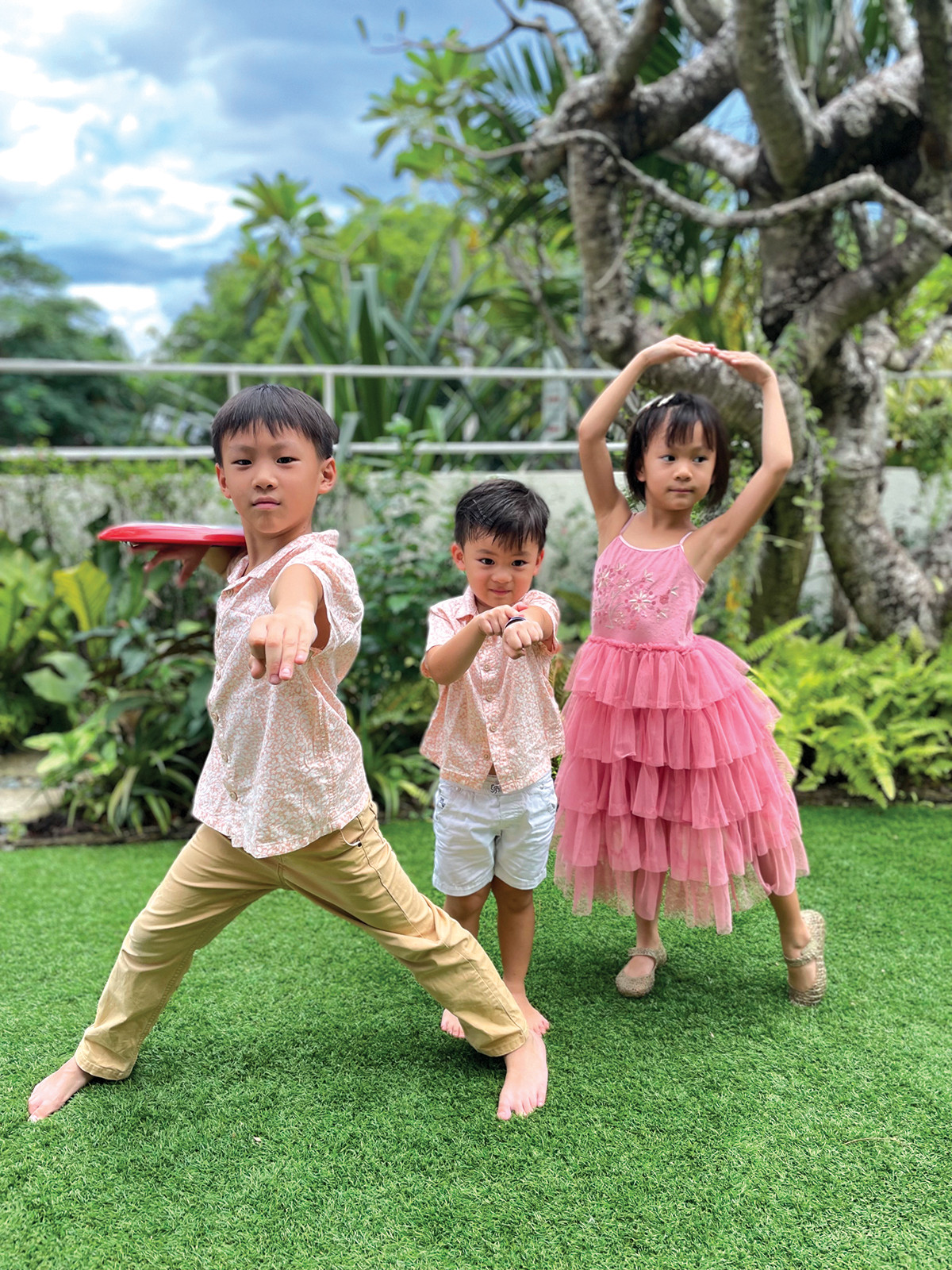 Benjamin, Markus “Apollo” and Amina Yap look forward to a joyful Christmas together
