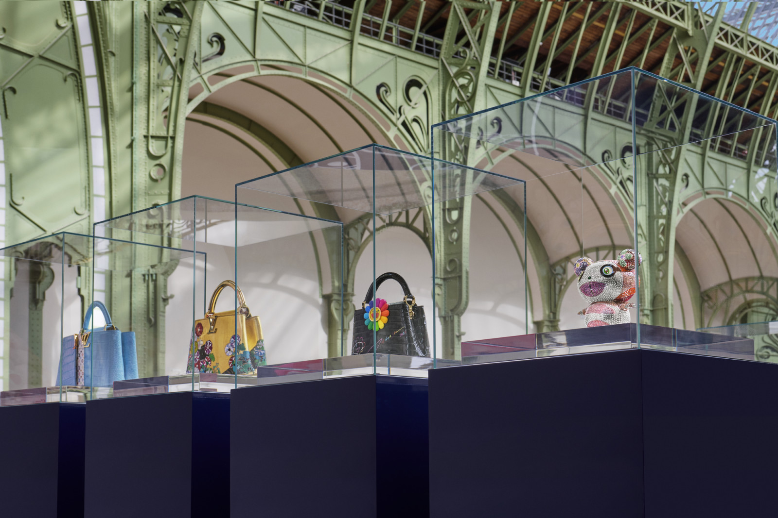 The Artycapucines VII collection on display (Photo: courtesy of Louis Vuitton)
