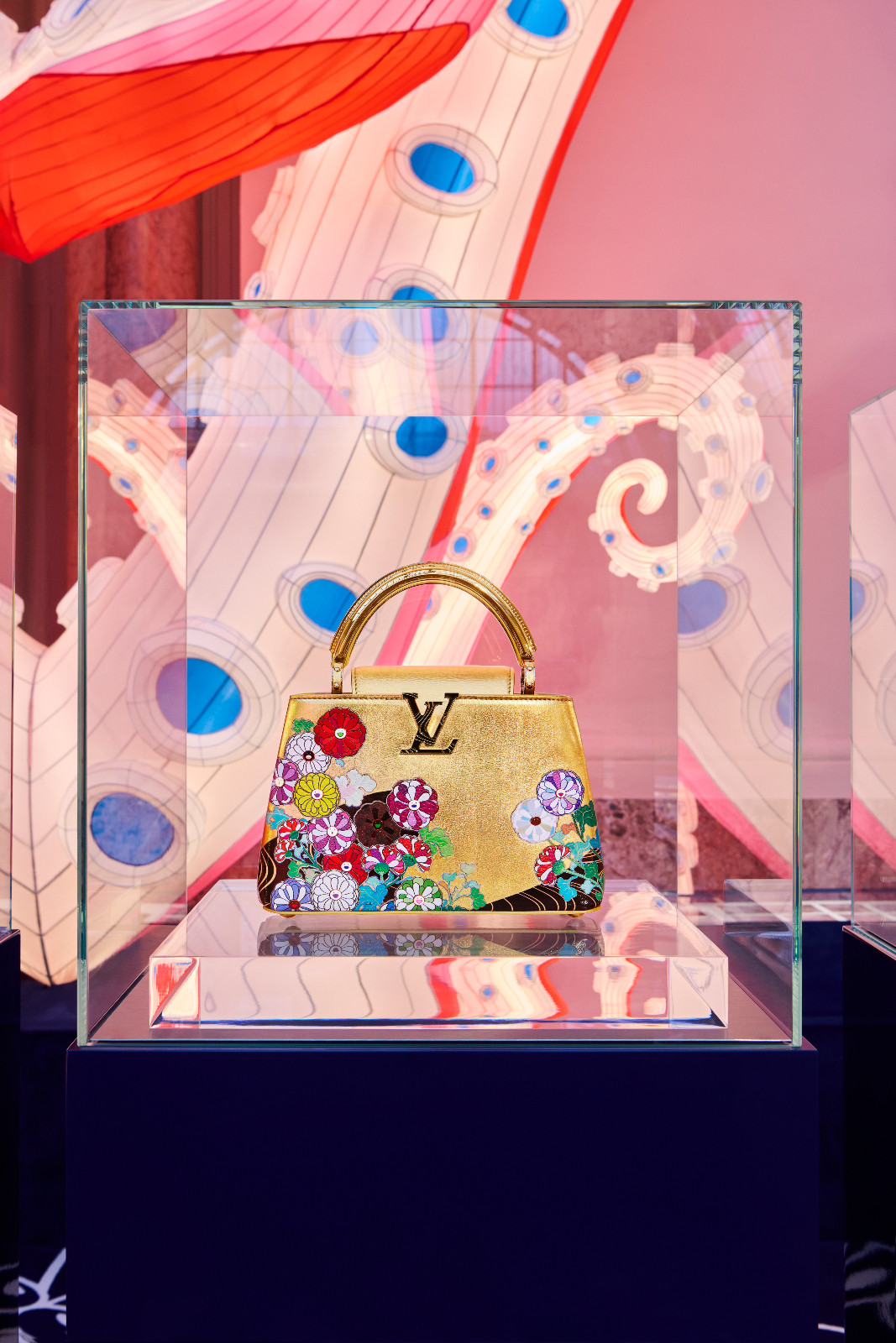 The Artycapucines VII collection on display (Photo: courtesy of Louis Vuitton)