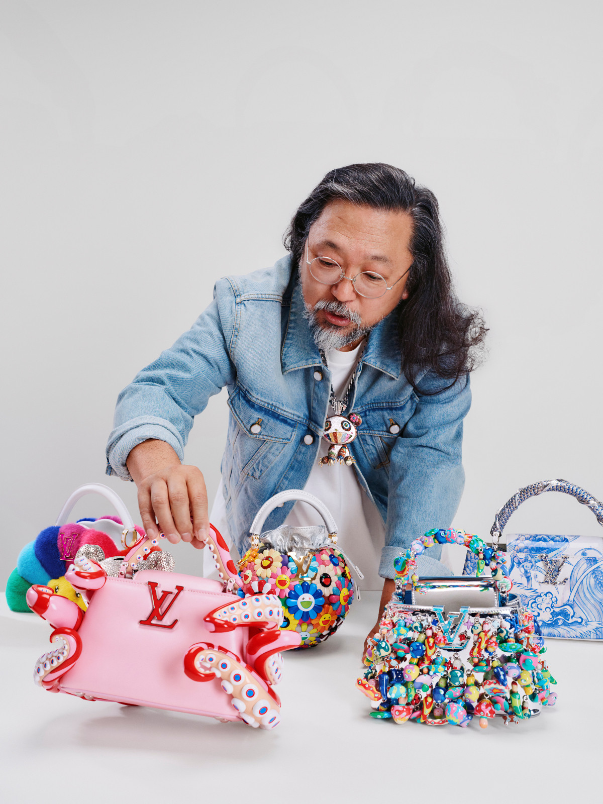 Louis Vuitton's Artycapucines collection by Takashi Murakami at