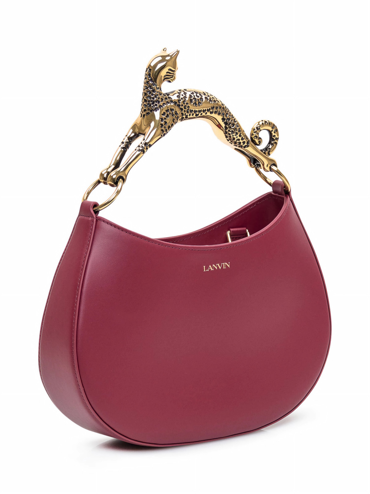 BURGUNDY CAT BAG