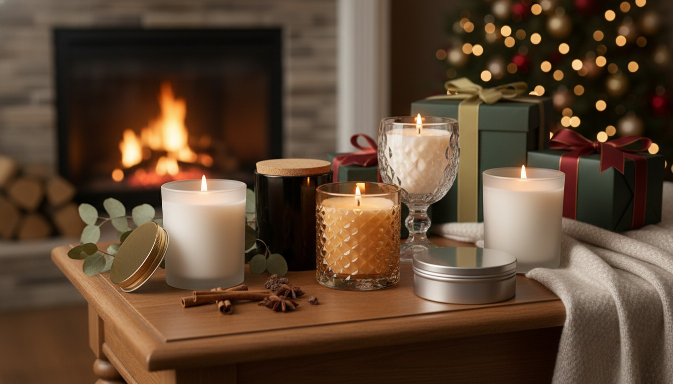 Luxury scented candles from heritage houses offer sophisticated gourmand notes for the holidays (Image: AI generated via Gemini 3)