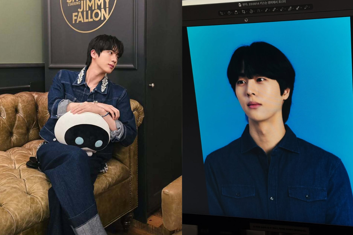 Choose your Kim. Kim Seok-jin and Kim Mu-jun are the latest Korean stars to raise doppelganger questions. (Photo: Instagram / @jin and @junmu)