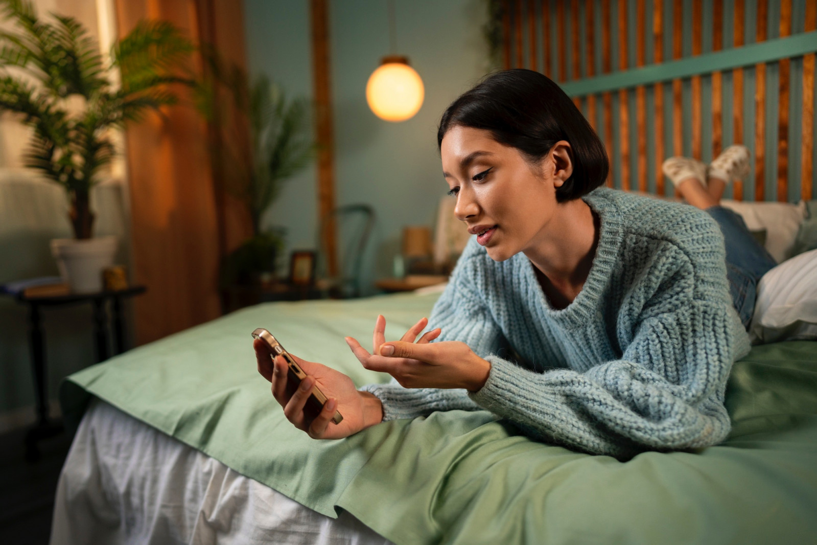 Unplug from screens before bed to reduce stress, support restorative sleep, and create a moment of calm (Photo: Freepik)