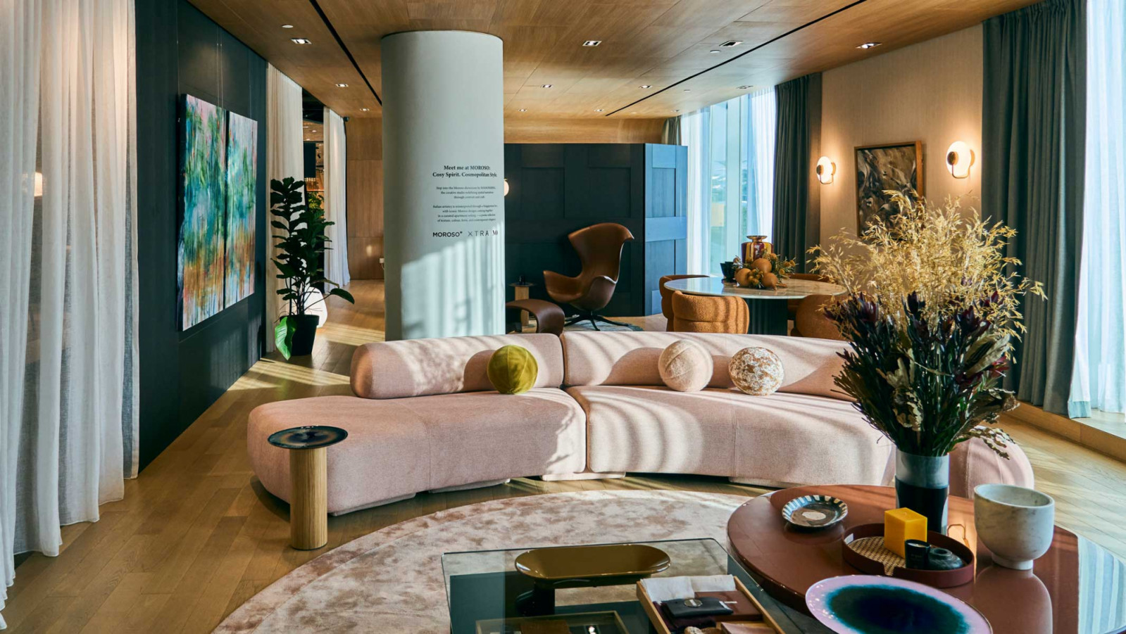 The newly unveiled Moroso Apartment at Xtra, conceived in collaboration with local interior design studio Massoneong, reimagines the very idea of a retail experience