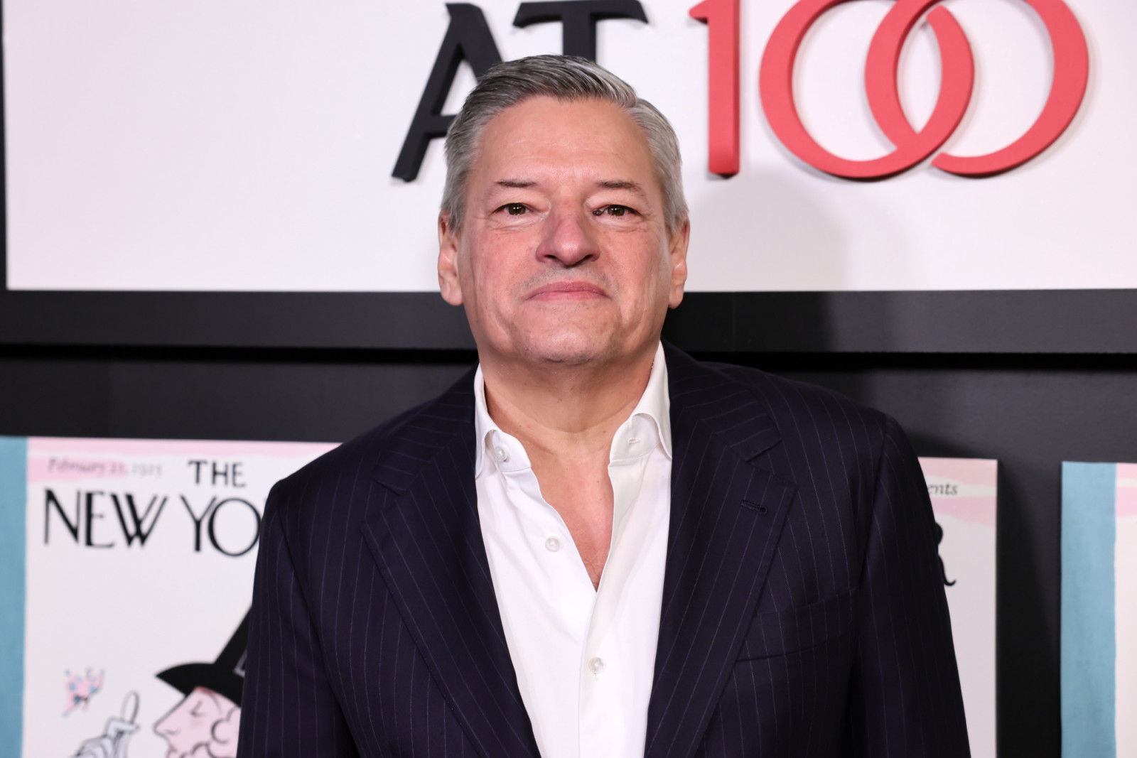 NEW YORK, NEW YORK - DECEMBER 04: Ted Sarandos attends Netflix's "The New Yorker At 100" New York Screening at The Paris Theatre on December 04, 2025 in New York City. (Photo by Theo Wargo/Getty Images)