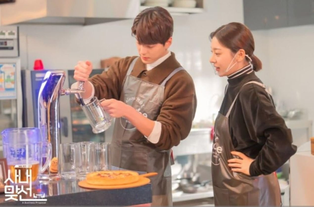 In ’Business Proposal’, a food researcher becomes romantically entangled with her CEO while inventing products meant to comfort millions (Photo: IMDB)