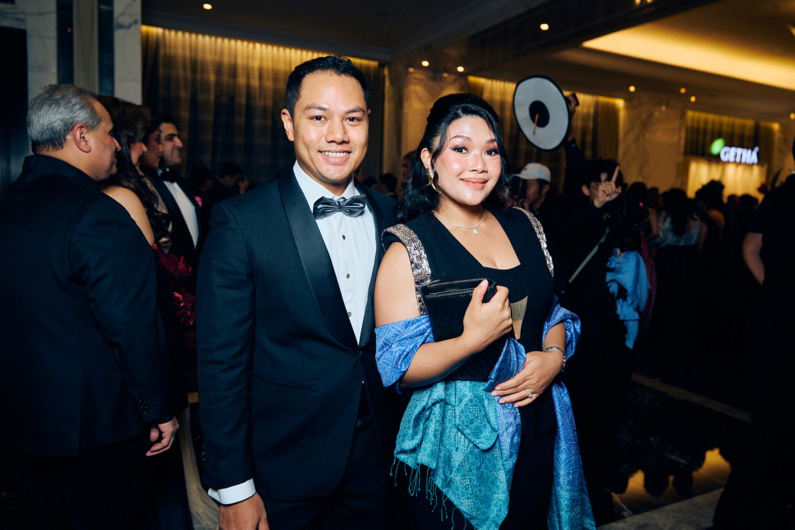 Izmal Syed Manshor and Aida Zunaidi