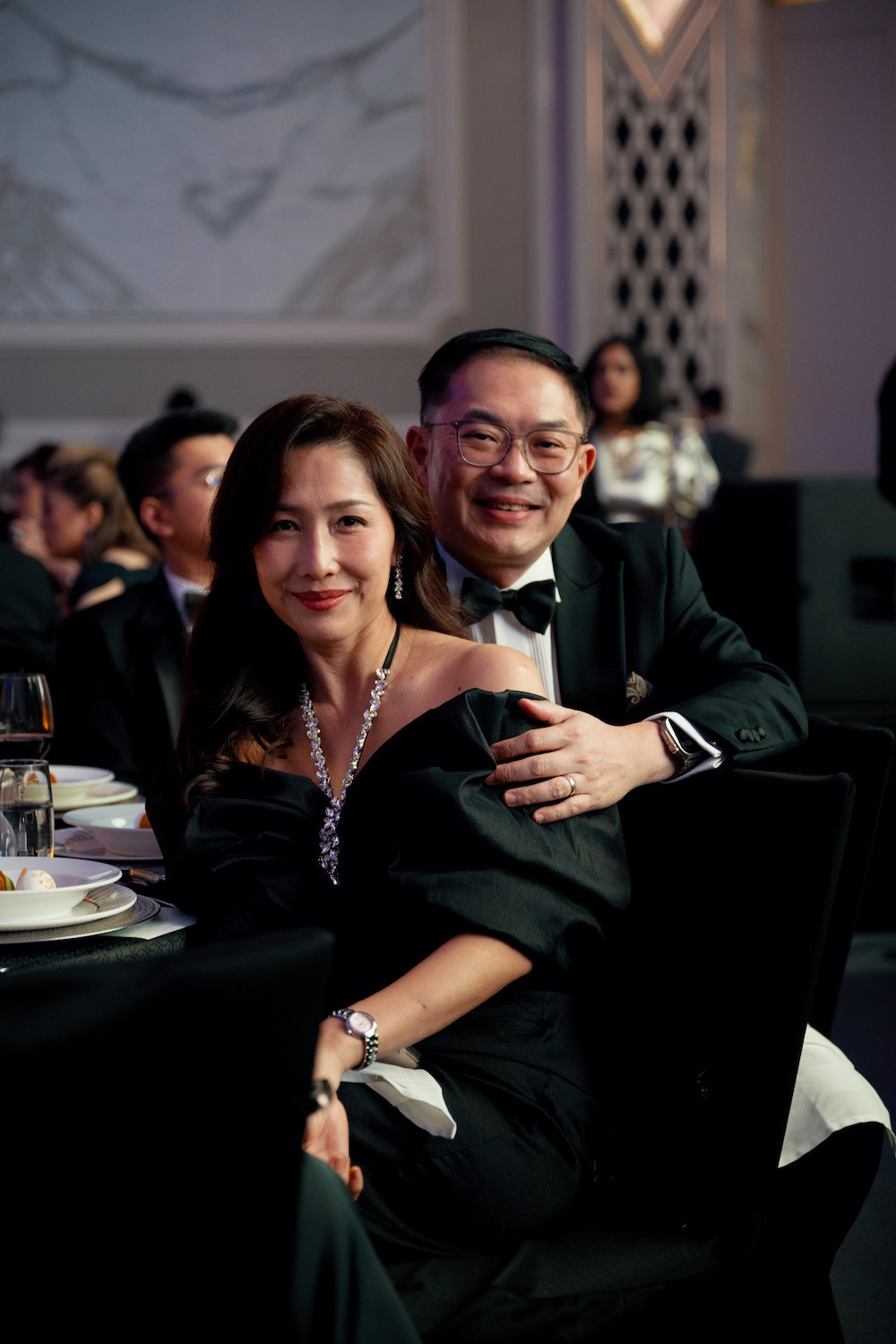 Datin Jirapat Maneeprakorn-Lai and Datuk Lai Shu Wei