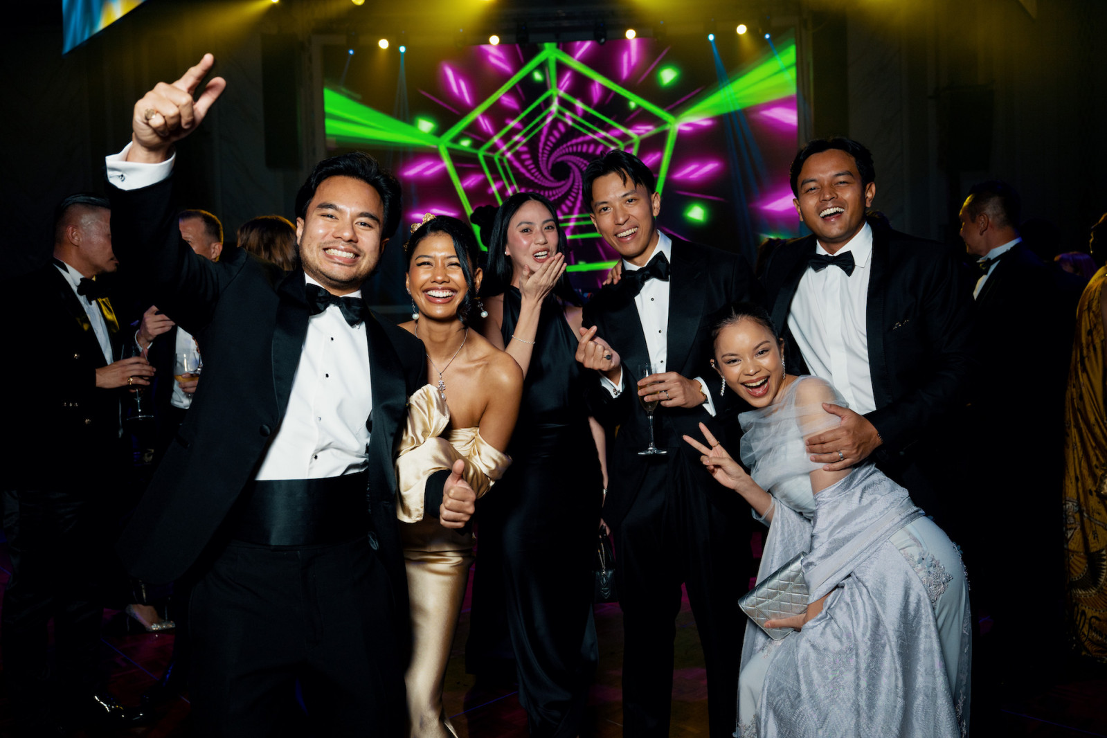 Harris Kamal, Natalia Hussin, Katerina Lai, Zac Liew, Alia Farouk and Tunku Ariff Faisal