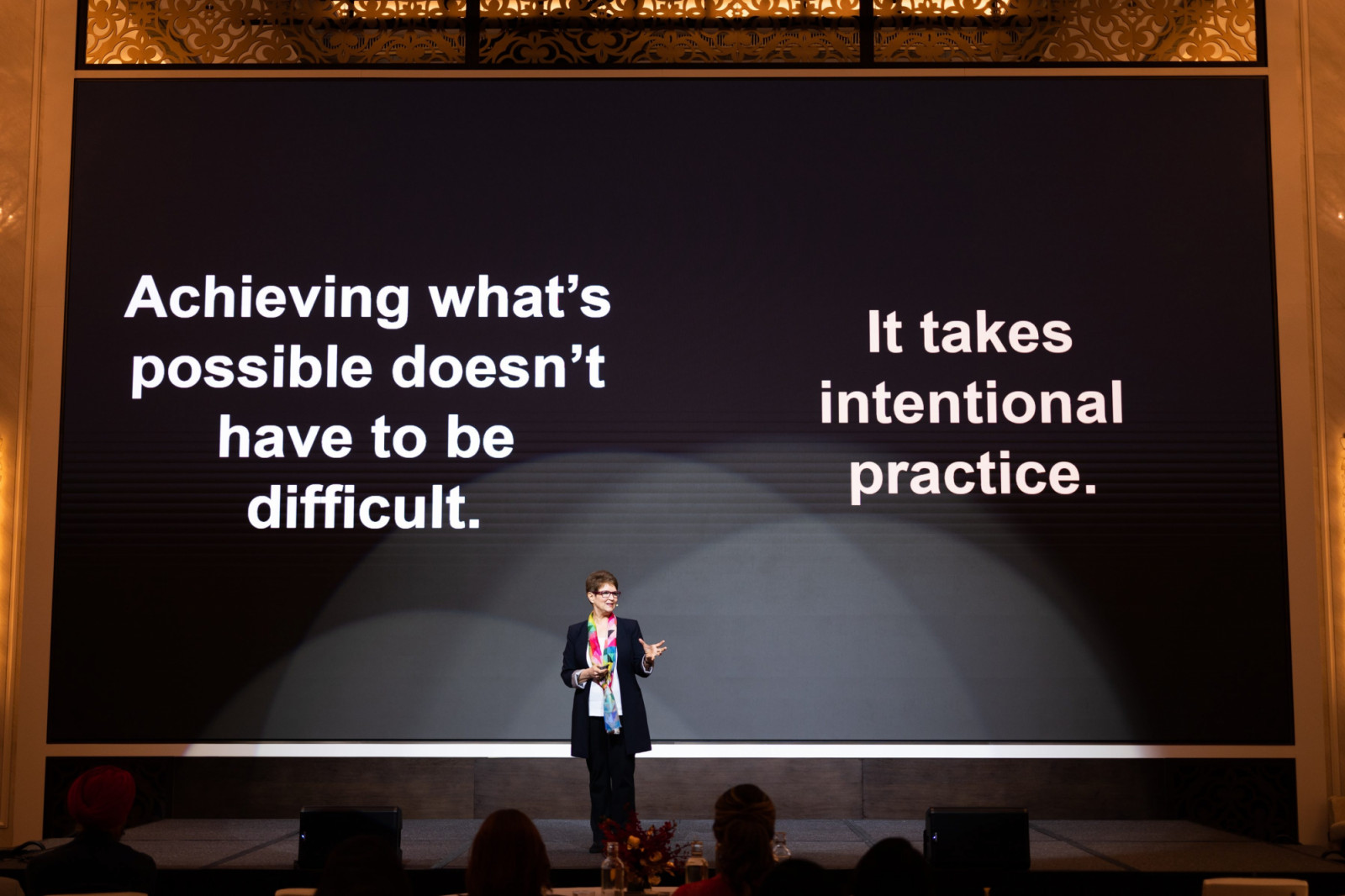 Brenda Bence spoke at the inaugural Front & Female Awards Singapore