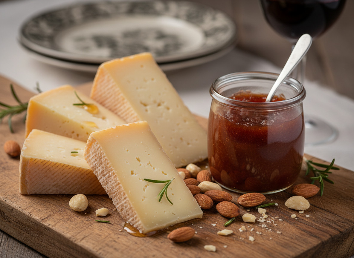 Spain’s iconic Manchego brings nutty richness and elegant texture to festive grazing boards
