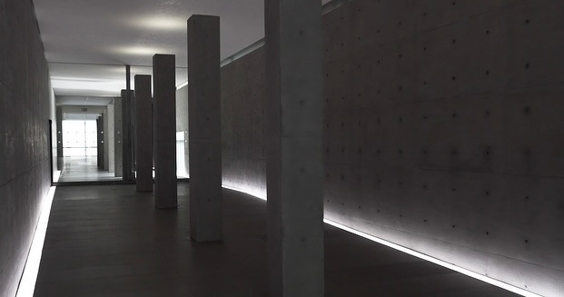 Concrete surfaces and calibrated proportions guide circulation and sightlines (Photo: Instagram / @demartelstudios)