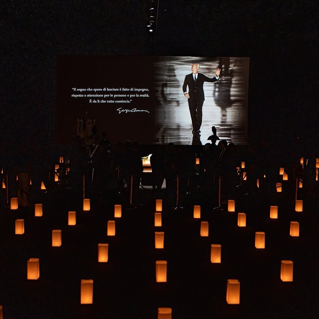 Most recently, it served as the site of Giorgio Armani’s funeral chamber (Photo: Getty Images)