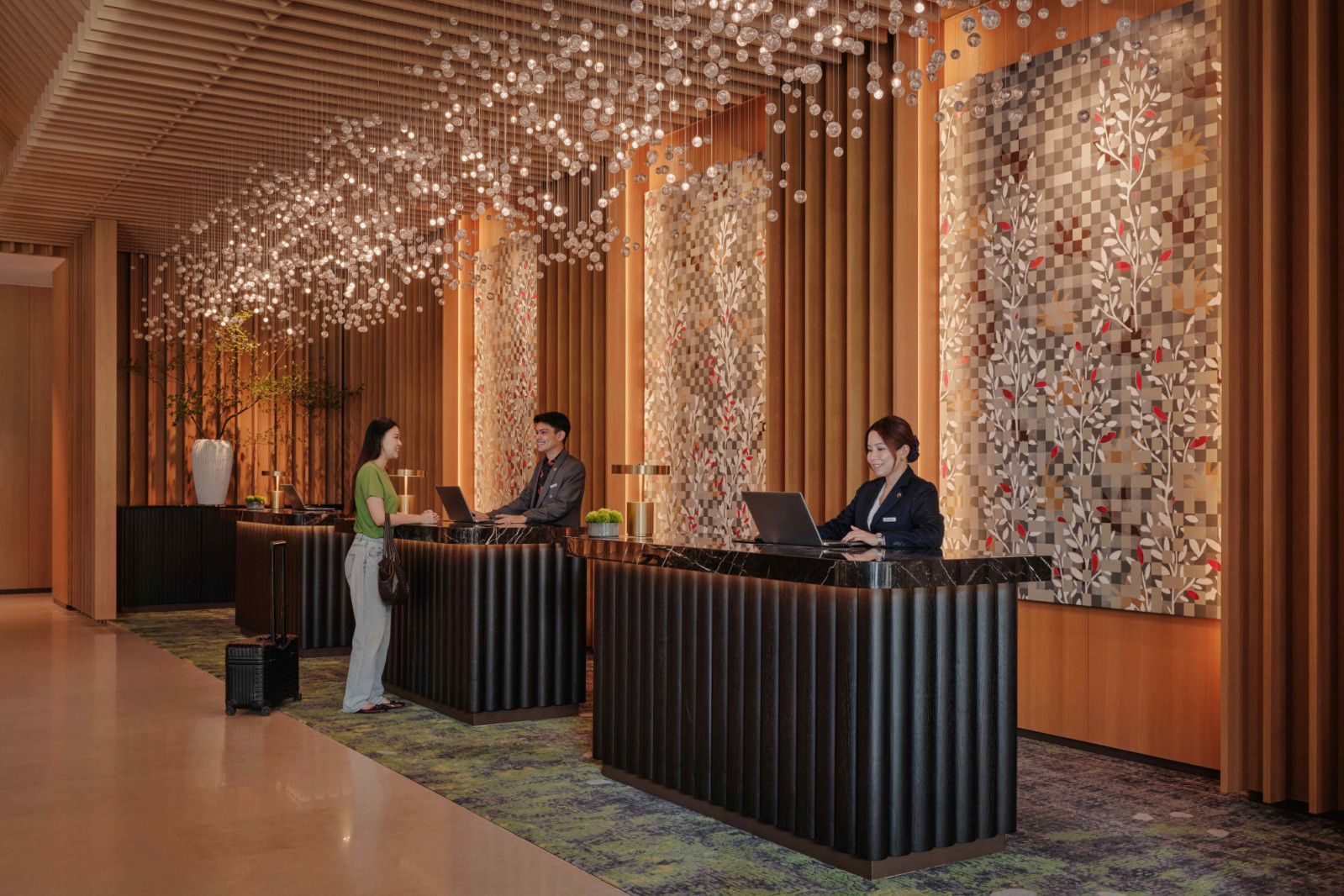 Despite the underpinning Japanese roots, Malaysian culture and natural products were assimilated into the design