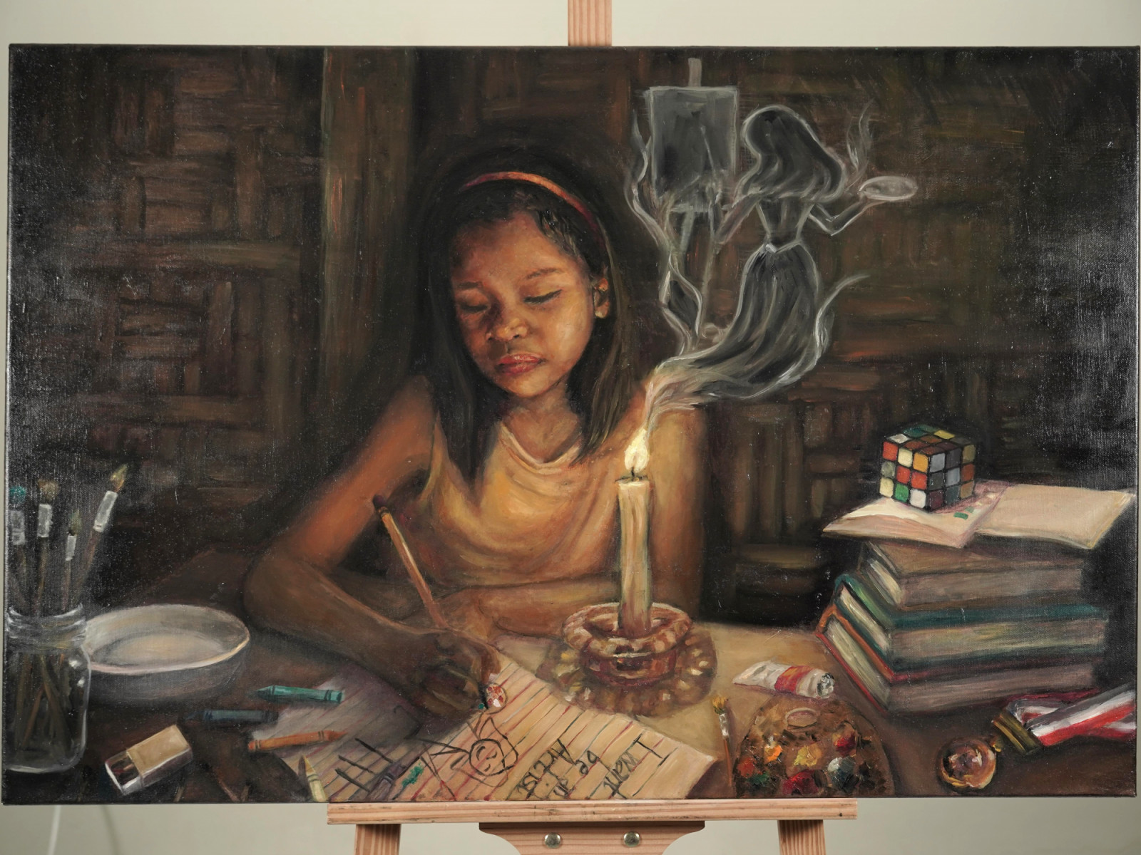 First place for the Oil/Acrylic category