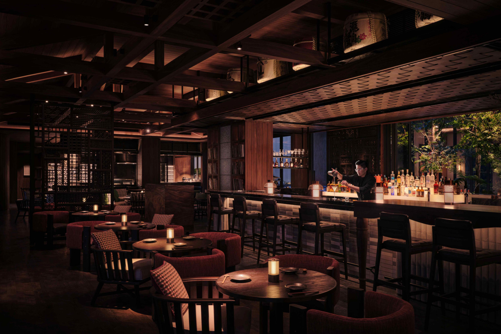 ENSŌ Izakaya & Bar offers a contemporary Japanese flair