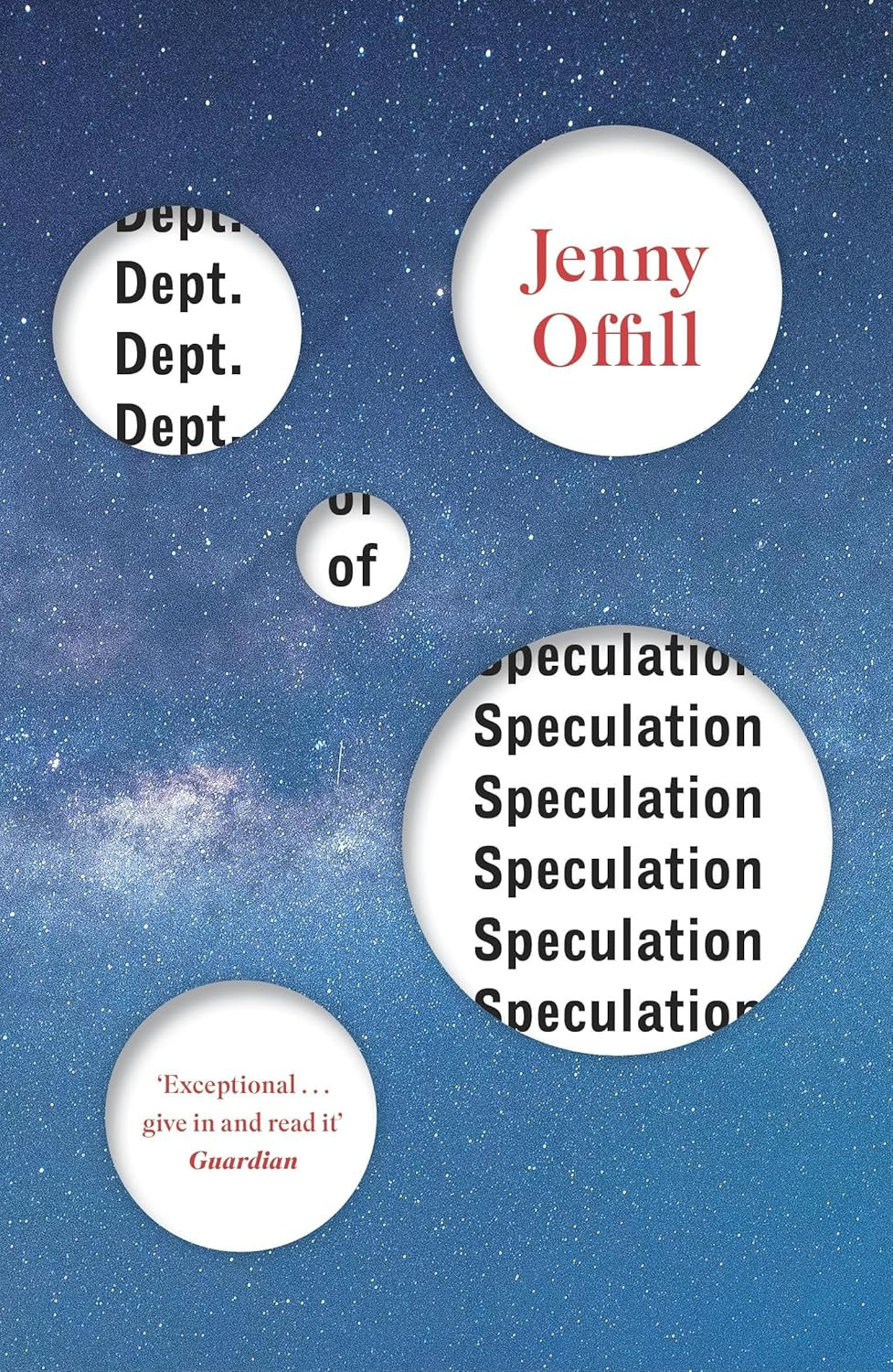 ‘The Department of Speculation’ by Jenny Offill (Photo: Granta Books)