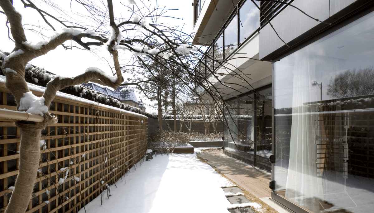 View of the terrace at Lucid Haus (Photo: Daelim D&I)