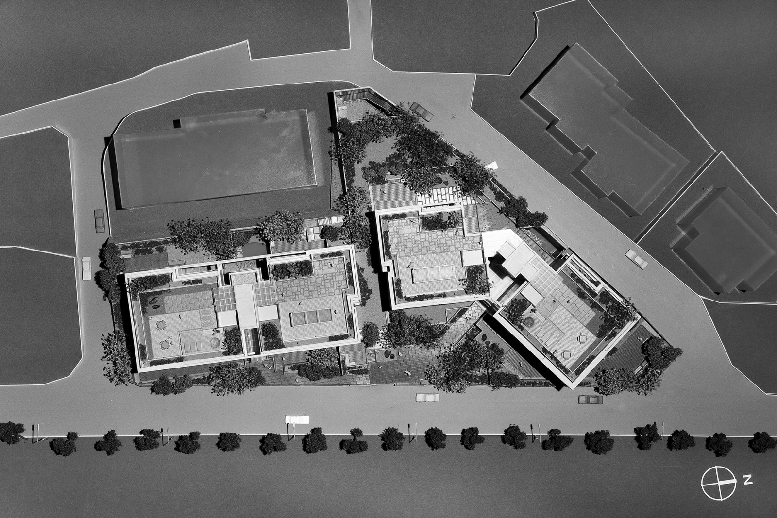 A bird's eye view rendering of Lucid Haus (Photo: Axis Architects)