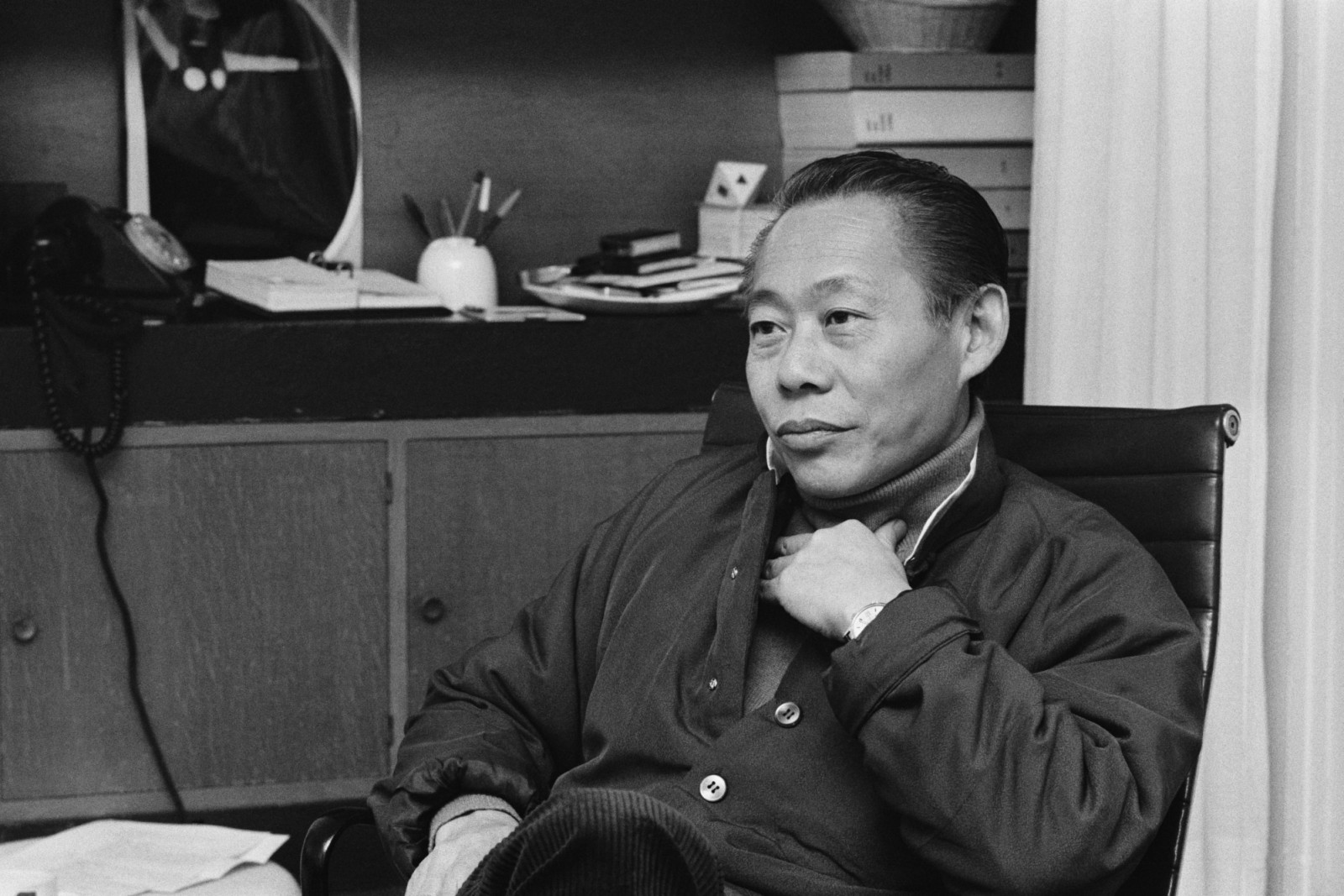 Chinese Painter Zao Wou Ki (Photo by Jacques Haillot/Sygma/Sygma via Getty Images)