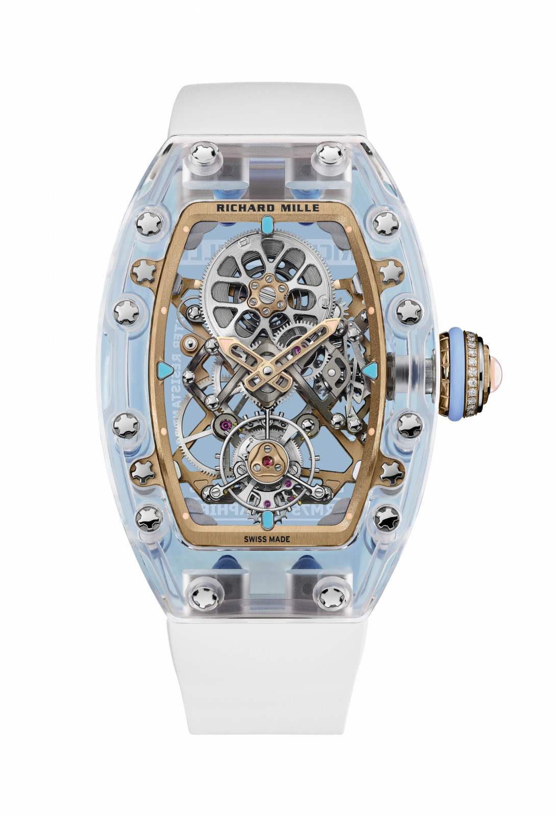 Richard Mille RM 75-01 Flying Tourbillon Sapphire in blue