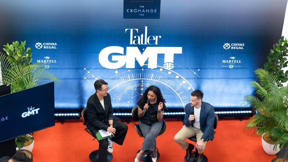 Fireside chat at the launch of The Exchange TRX x Tatler GMT watch festival