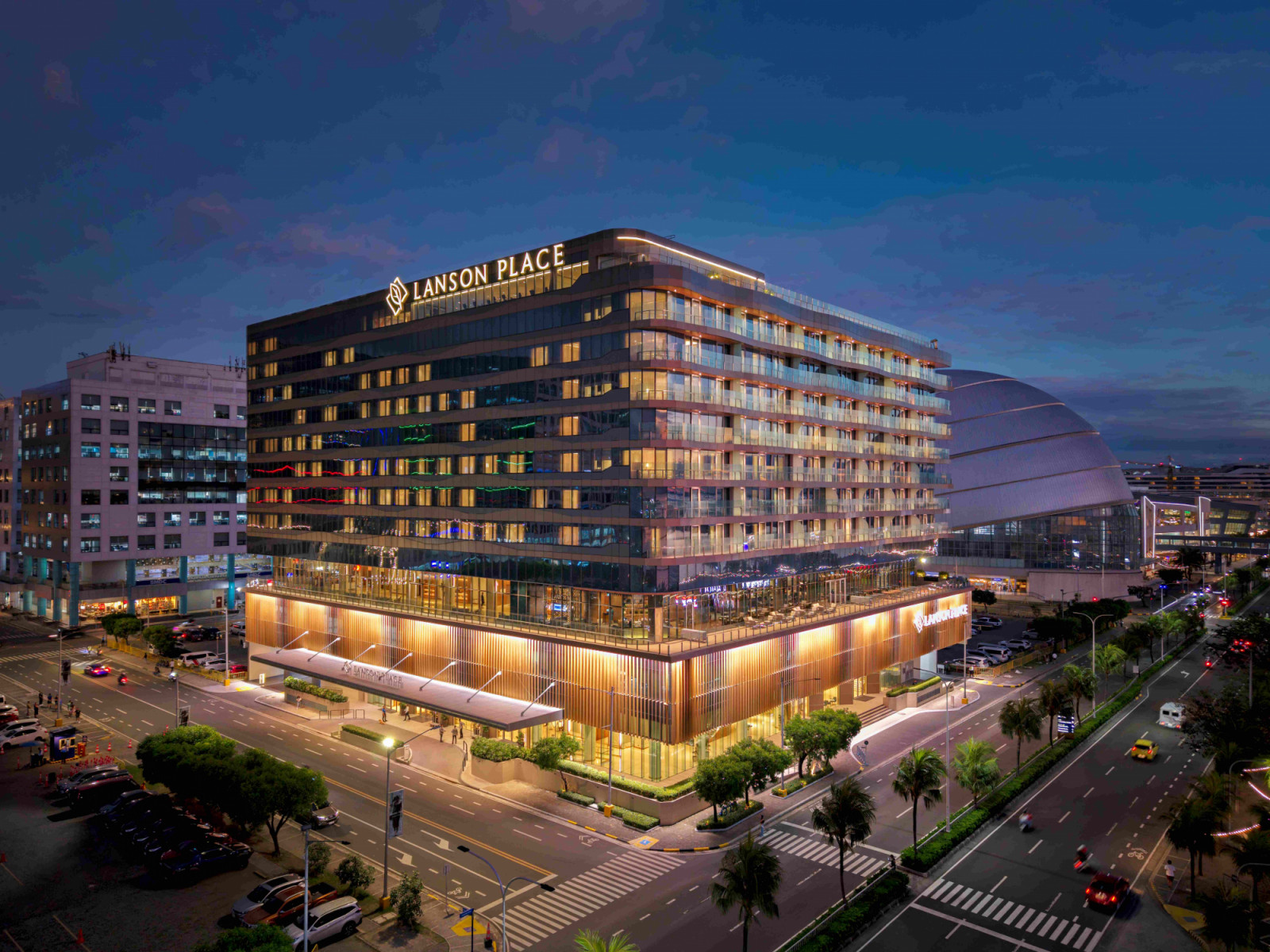 The facade of Lanson Place (Photo: courtesy of Lanson Place Mall of Asia, Manila)