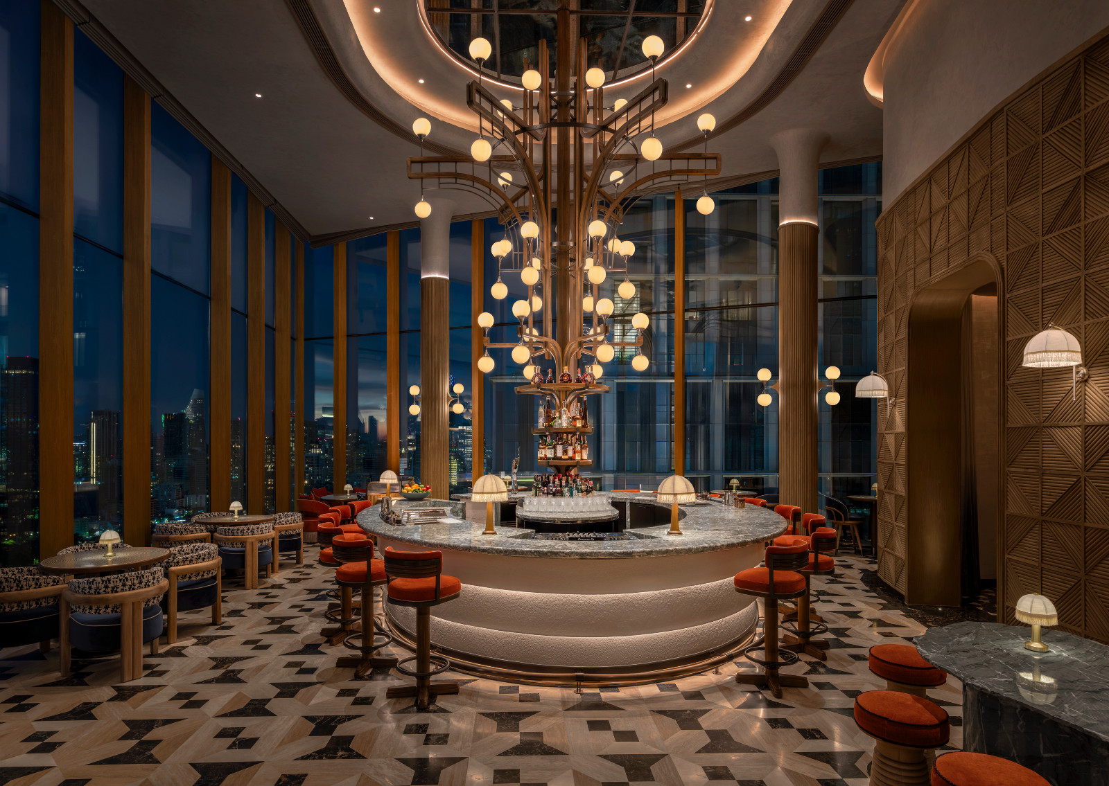 Piscari บนชั้น 23 ที่มาในสไตล์ Supper Club กับดีไซน์ที่สะท้อนเสน่ห์แบบเมดิเตอร์เรเนียน (ภาพ: Andaz One Bangkok)