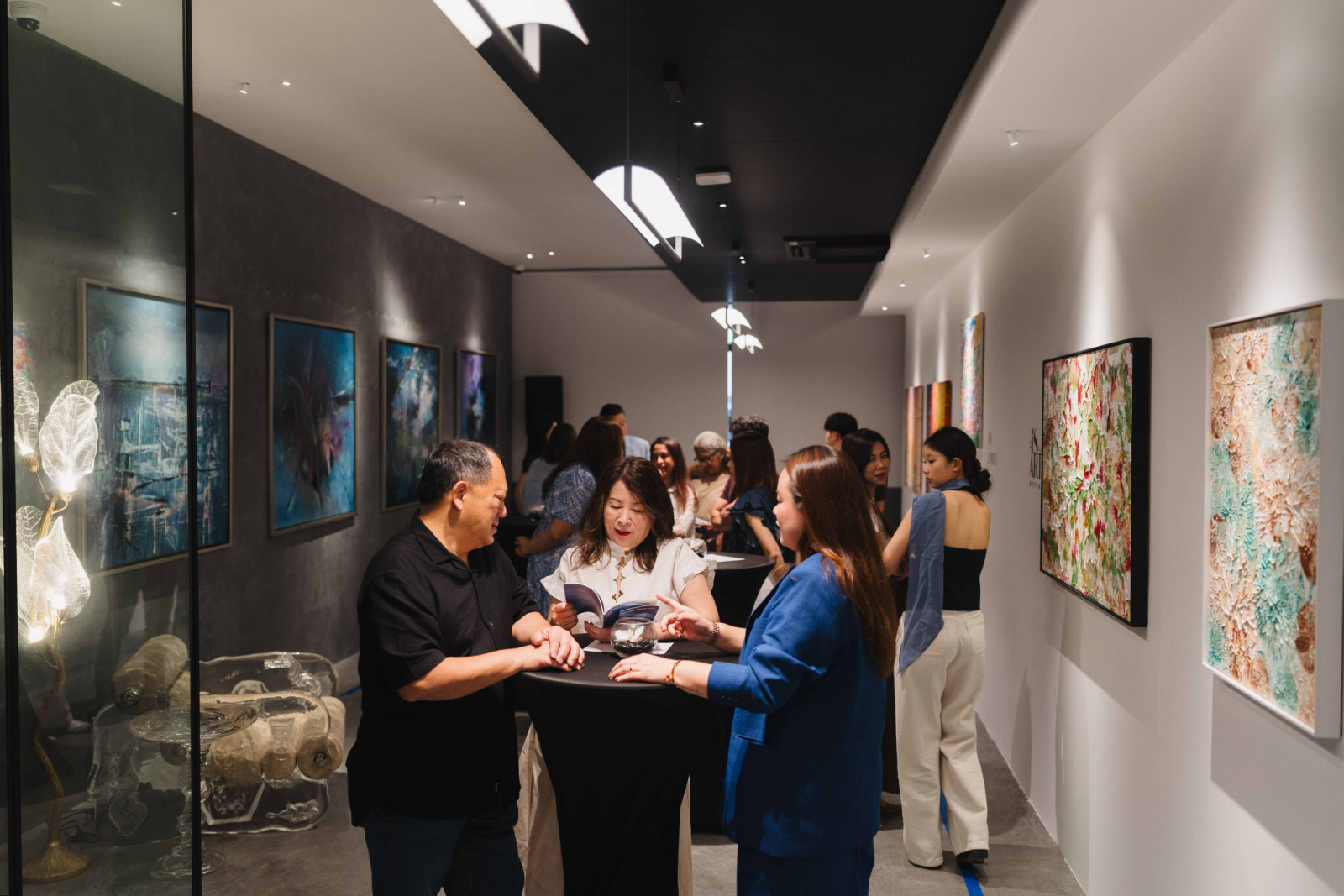 The second level of ABCD's studio, dubbed the “Designers’ Hotdesk”, is an ever-evolving space that transitions seamlessly into a gallery-like area