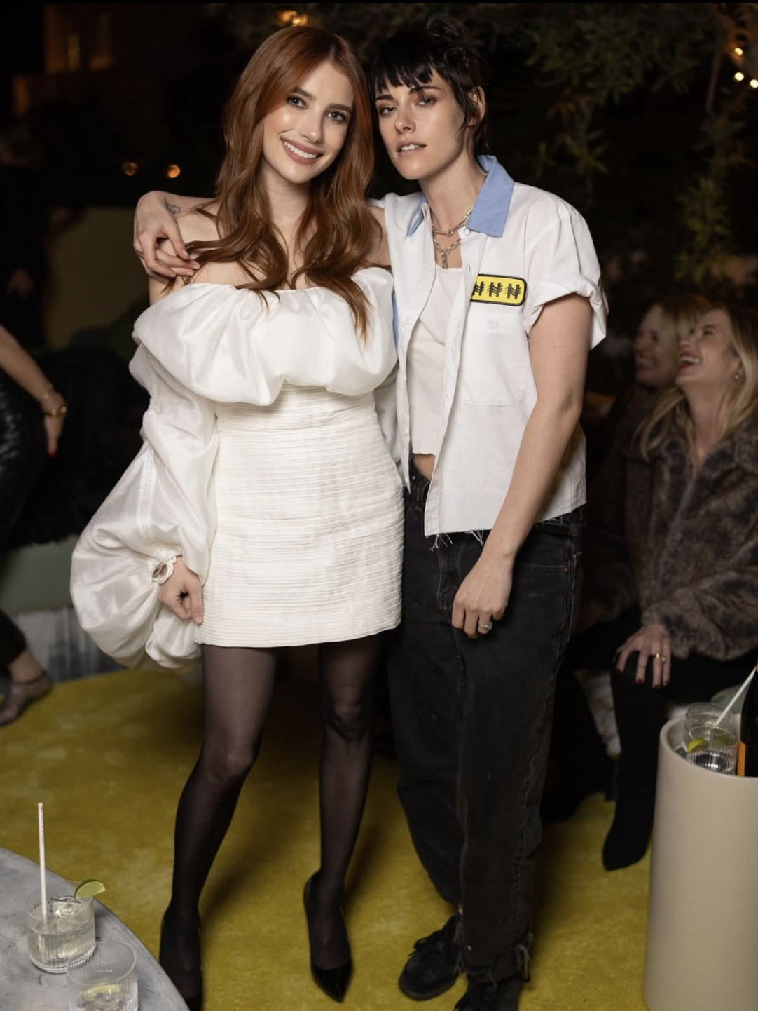 Emma Roberts and Kristen Stewart