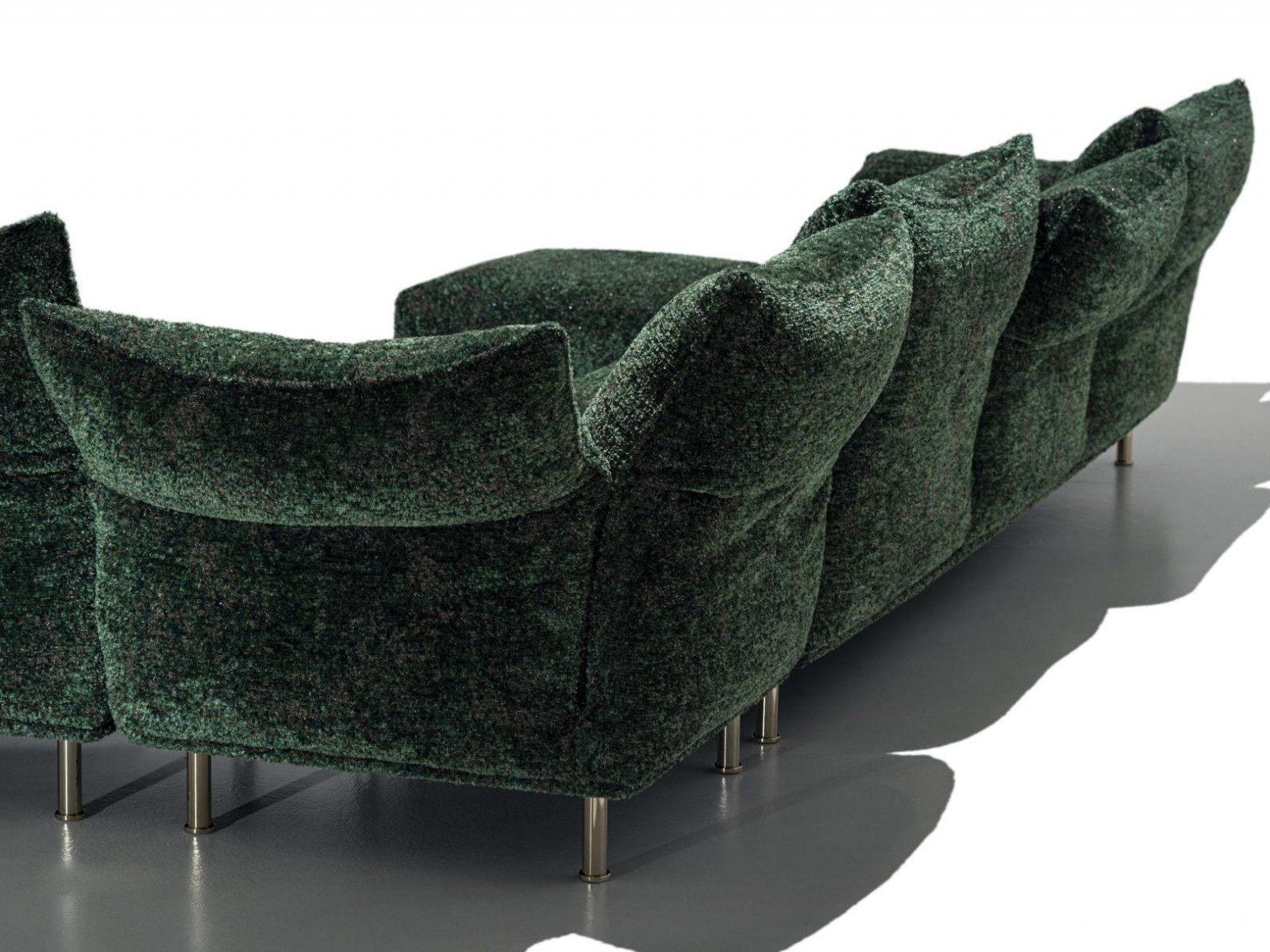 Edra’s Every Stone upholstery collection draws inspiration from gemstones, bringing a subtle, light-catching sparkle to festive interiors