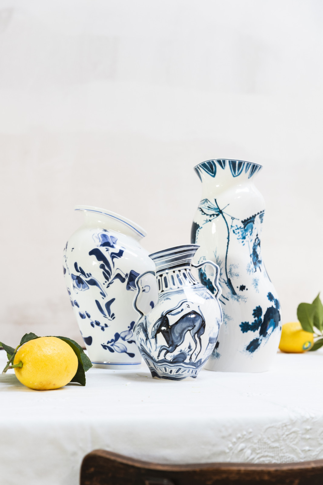 The Classics on Acid vases family by Diesel Living with Seletti reimagines classical forms through a playful, melting silhouette, adding humour and irreverent flair to festive decor and tablescapes
