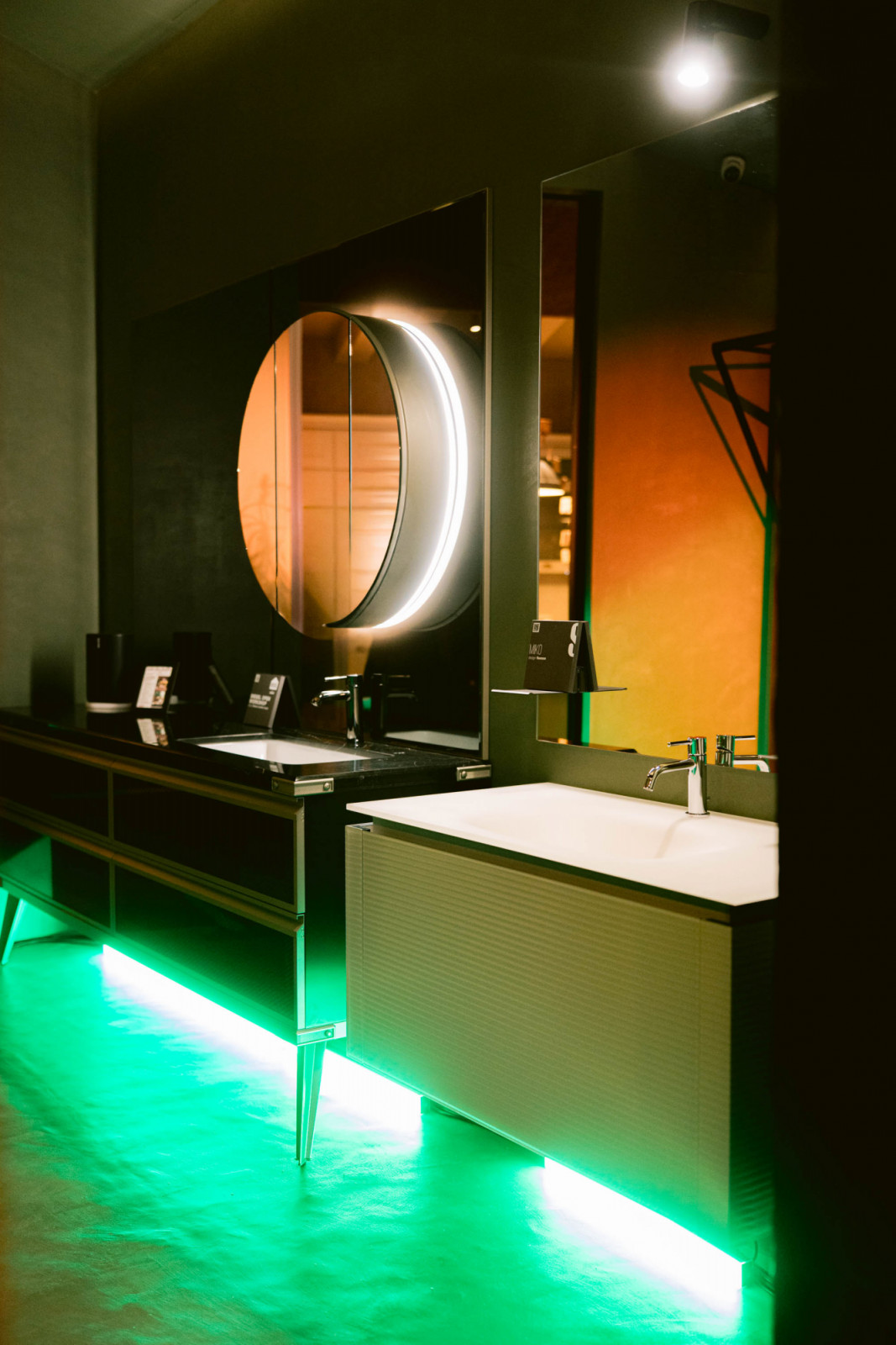 Scavolini Diesel Open Workshop bathroom on display at their showroom launch