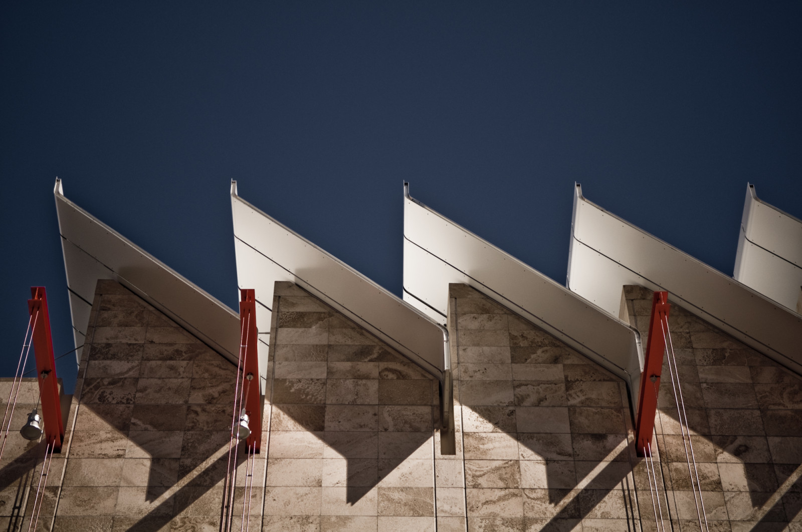 Architectural details of the Los Angeles County Museum of Art