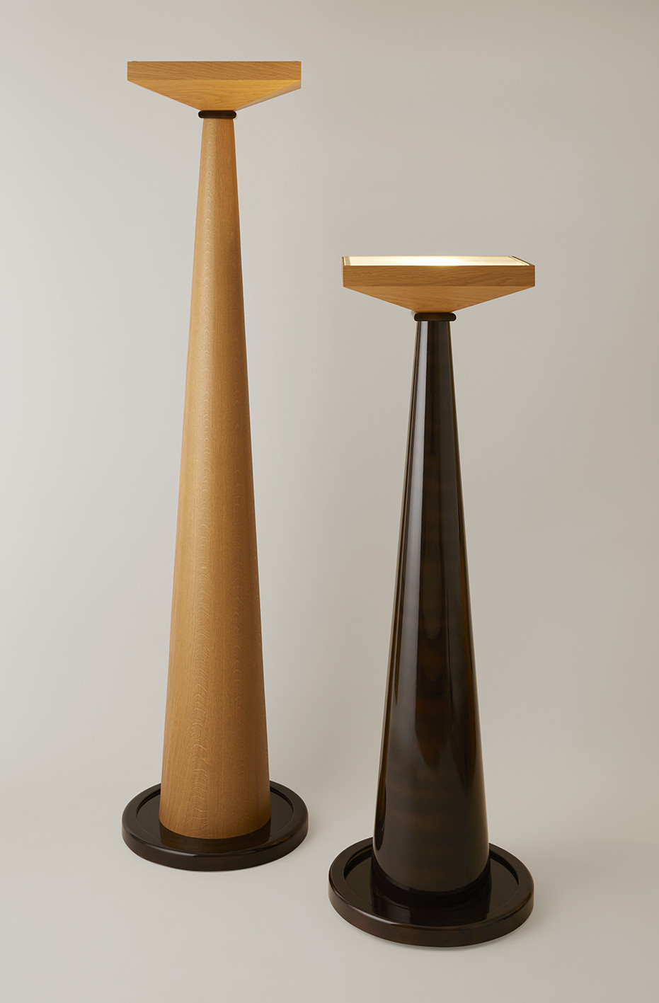 Standing lamps by Hauvette & Madani, infusing any room with echoes of Art Deco design