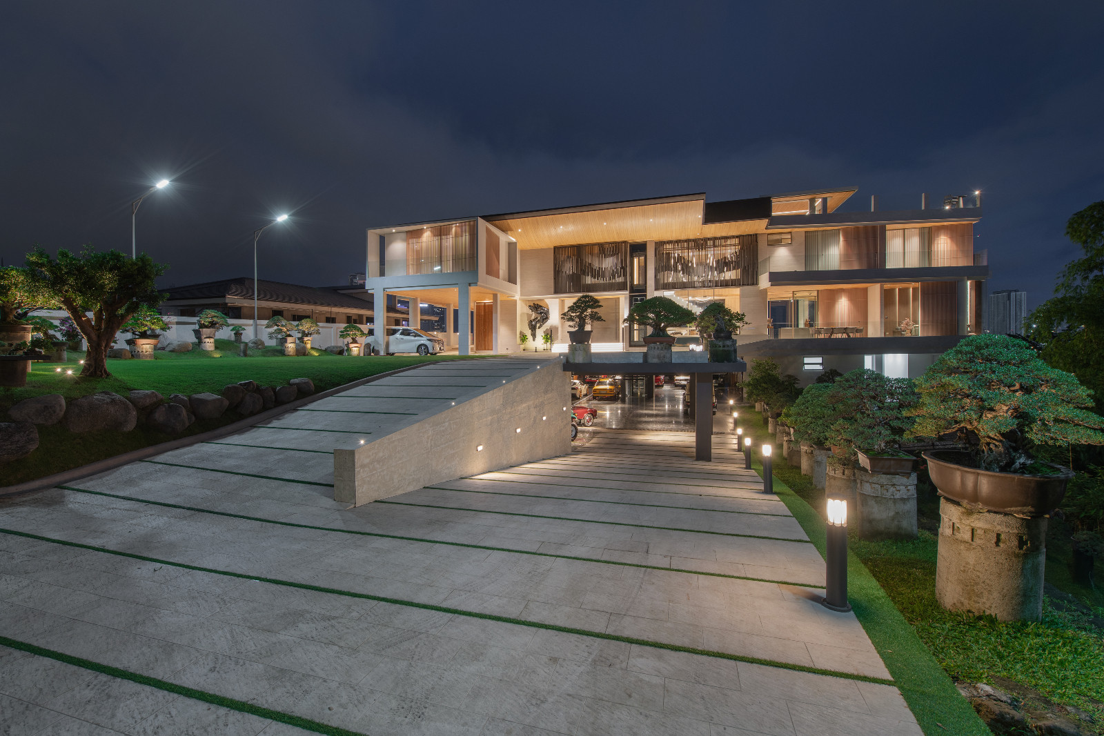 The exterior of a Quezon City home owned and designed by Architect Mike Peña and daughter Carla Peña