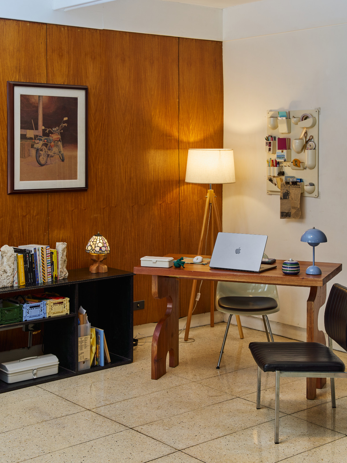 The office area of a Marikina home owned and designed by Ada and King Puentespina