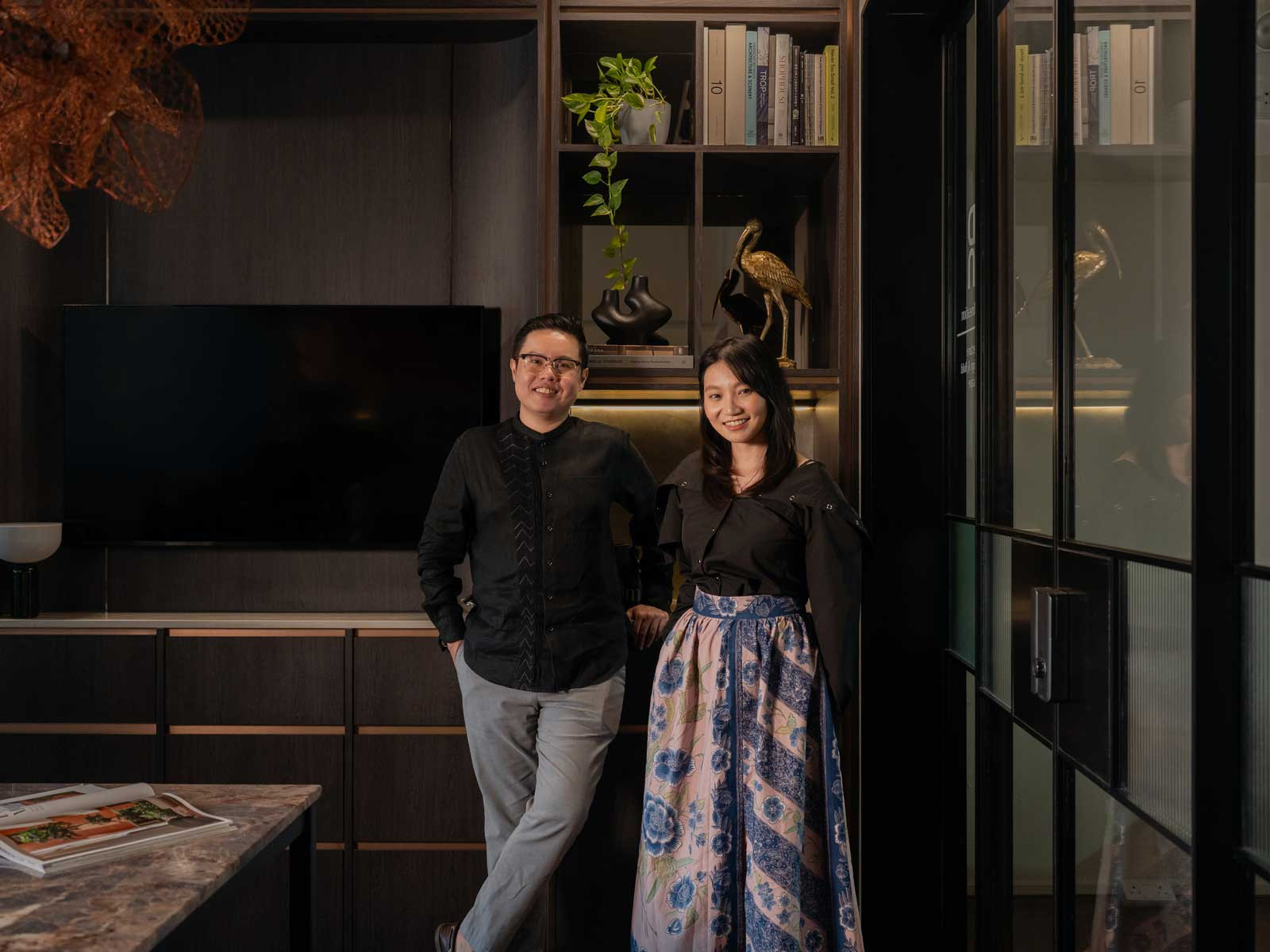 Urban Delineation’s design principal Bryan Chng and senior interior designer Karina Yulianti